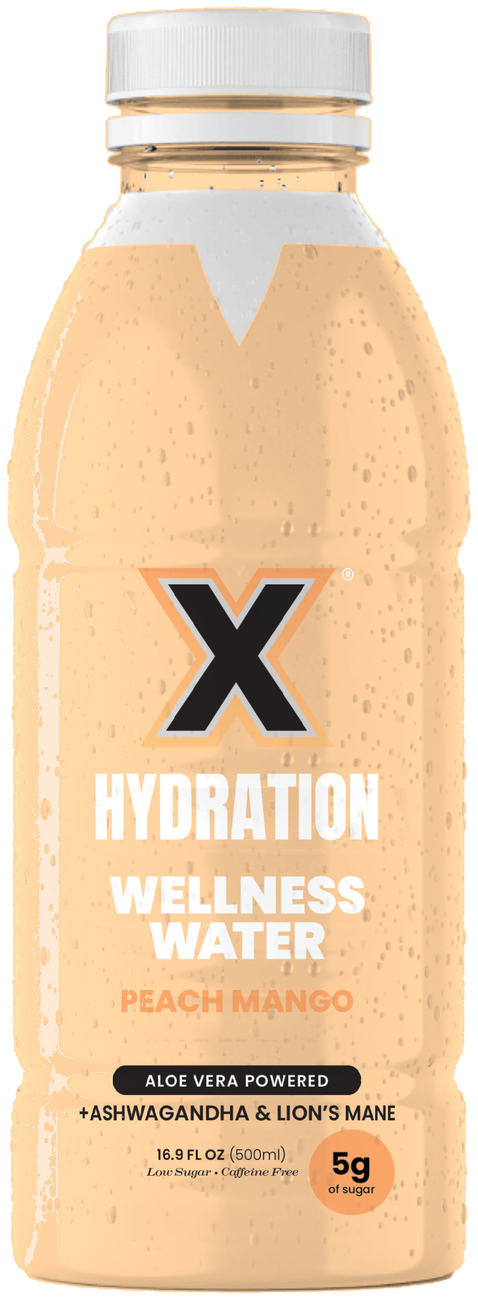 X Hydration Peach Mango bottle