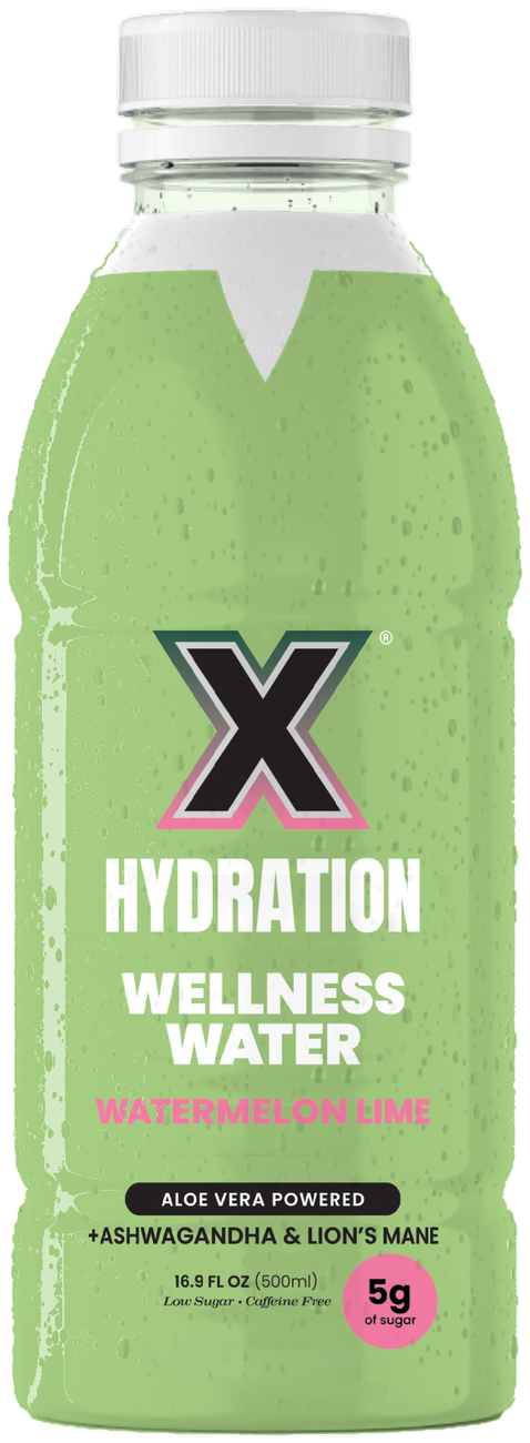 X Hydration Watermelon Lime bottle